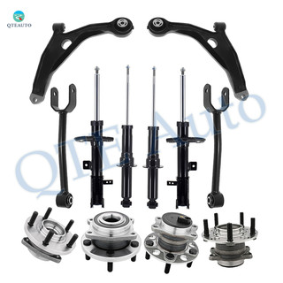 Set of 12 Front Lower Control Arm-Wheel Hub Bearing Assembly-Suspension Strut Assembly-Rear Upper Control Arm-Wheel Hub Bearing Assembly-Suspension Strut Assembly For 2011-2014 Chrysler 200