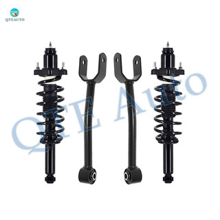 Set of 4 Rear Upper Control Arm-Quick Complete Strut-Coil Spring Assembly For 2011-2014 Chrysler 200