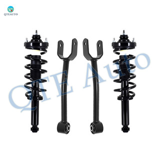 Set of 4 Rear Upper Control Arm-Quick Complete Strut-Coil Spring Assembly For 2011-2018 Dodge Journey FWD