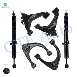 Set of 6 Front Upper and Lower Control Arm Ball Joint-Suspension Strut Assembly For 2007-2019 Toyota Tundra