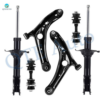 Set of 6 Front Lower Control Arm Ball Joint-Sway Bar Link-Suspension Strut Assembly For 2004-2006 Scion XA