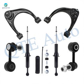 Set of 6 Front Upper Control Arm Ball Joint-Sway Bar Link-Suspension Strut Assembly For 2007-2019 Toyota Tundra Monotube Performance Upgrade