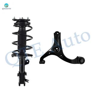 Front Left Lower Control Arm-Quick Complete Strut-Coil Spring Assembly For 2006-2011 Hyundai Accent