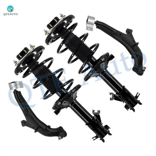 Set of 4 Front Lower Control Arm Ball Joint-Quick Complete Strut-Coil Spring Assembly For 2000 2001 Infiniti I30