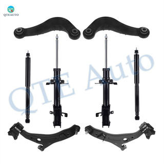 Set of 8 Front Lower Control Arm Ball Joint-Suspension Strut Assembly-Rear Upper Control Arm-Shock Absorber For 2007 2008 Ford Edge