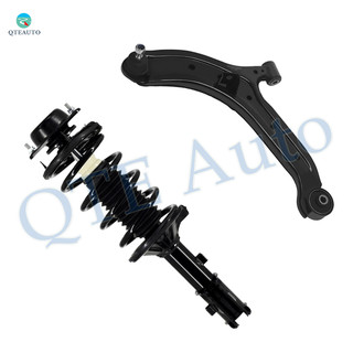 Front Left Lower Control Arm Ball Joint-Quick Complete Strut-Coil Spring Assembly For 2000-2005 Hyundai Accent