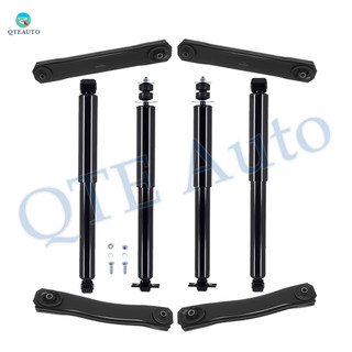 Set of 8 Front-Rear Lower Control Arm-Shock Absorber For 1999-2004 Jeep Grand Cherokee