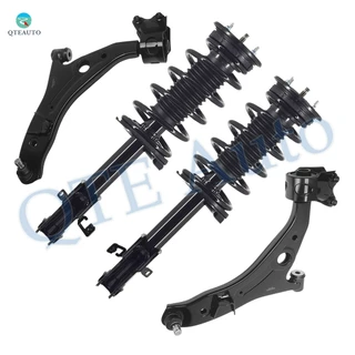 Set of 4 Front Lower Control Arm Ball Joint-Quick Complete Strut-Coil Spring Assembly For 2009 2010 Lincoln MKX