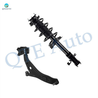 Front Left Lower Control Arm Ball Joint-Quick Complete Strut-Coil Spring Assembly For 2012-2014 Ford Edge