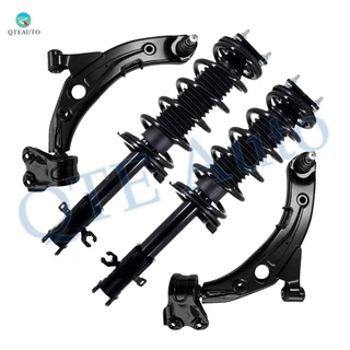 Set of 4 Front Lower Control Arm Ball Joint-Quick Complete Strut-Coil Spring Assembly For 2007-2012 Mazda CX-7