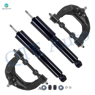Set of 4 Front Upper Control Arm Ball Joint-Shock Absorber For 2000-2004 Mitsubishi Montero Sport