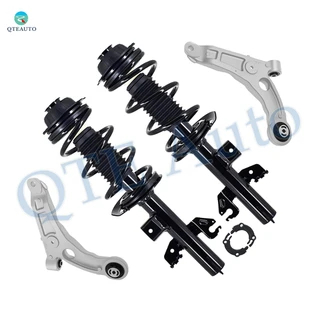 Set of 4 Front Lower Control Arm-Quick Complete Strut-Coil Spring Assembly For 2014-2018 Jeep Cherokee New Version