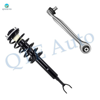 Front Left Upper Forward Control Arm Ball Joint-Quick Complete Strut-Coil Spring Assembly For 1996-2001 Audi A4 Quattro