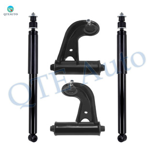 Set of 4 Front Upper Control Arm Ball Joint-Shock Absorber For 1996 1997 Mercedes-Benz C36 AMG