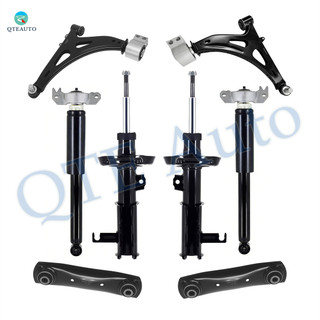 Set of 8 Front Lower Control Arm Ball Joint-Suspension Strut Assembly-Rear Lower Forward Control Arm-Complete Shock Absorber Kit For 2014-2018 Chevrolet Impala