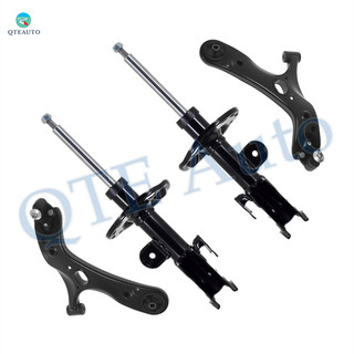 Set of 4 Front Lower Control Arm Ball Joint-Suspension Strut Assembly For 2012-2015 Toyota Prius Plug-IN