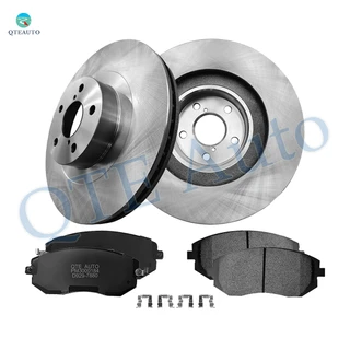 Set of 6 Front 294mm Brake Disc Rotors-Ceramic Brake Pad Kit For 2003-2005 2008 Subaru Impreza