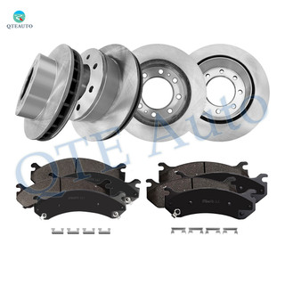 Set of 12 Front 325.2mm-Rear 330mm Brake Disc Rotors-Ceramic Brake Pad Kit For 2005 2006 Chevrolet Avalanche 2500