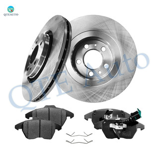 Set of 6 Front 280mm Brake Disc Rotors-Ceramic Brake Pad Kit For 2006 Volkswagen GTI