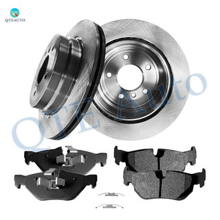 Set of 6 Rear 300mm Brake Disc Rotors-Ceramic Brake Pad Kit For 2007-2013 BMW 328i