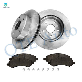 Set of 6 Front 312mm Brake Disc Rotors-Ceramic Brake Pad Kit For 2005-2010 Dodge Dakota