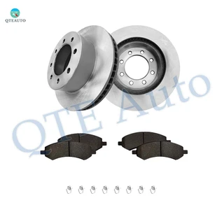 Set of 6 Front 353mm Brake Disc Rotors-Ceramic Brake Pad Kit For 2006-2008 Dodge RAM 1500