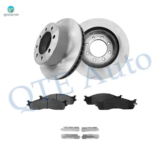 Set of 6 Front 353mm Brake Disc Rotors-Ceramic Brake Pad Kit For 2003-2008 Dodge RAM 2500
