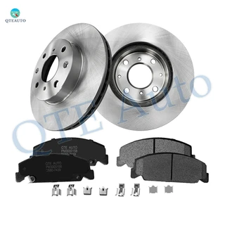 Set of 6 Front 239mm Brake Disc Rotors-Ceramic Brake Pad Kit For 1990 1991 Honda CRX