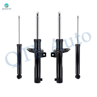 Set of 4 Front Suspension Strut Assembly-Rear Shock Absorber For 2009 2010 Volkswagen Passat CC
