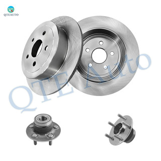 Set of 4 Rear 270mm Brake Disc Rotors-Wheel Hub Bearing Assembly For 1999 2000 Chrysler Cirrus