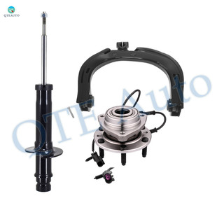 Set of 3 Front Right Upper Control Arm-Wheel Hub Bearing Assembly-Suspension Strut Assembly For 2002-2009 GMC Envoy