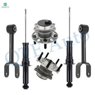 Set of 6 Rear Lower Forward Control Arm-Wheel Hub Bearing Assembly-Suspension Strut Assembly For 2011-2014 Dodge Avenger