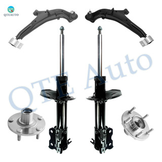 Set of 6 Front Lower Control Arm Ball Joint-Wheel Hub Bearing Assembly-Suspension Strut Assembly For 2000 2001 Infiniti I30