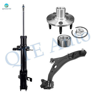 Set of 3 Front Right Lower Control Arm Ball Joint-Wheel Hub Bearing Assembly-Suspension Strut Assembly For 2009 2010 Lincoln MKX