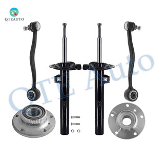 Set of 6 Front Lower Control Arm Ball Joint-Wheel Hub Bearing Assembly-Suspension Strut Assembly For 1994 BMW 750IL