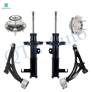 Set of 6 Front Lower Control Arm Ball Joint-Wheel Hub Bearing Assembly-Suspension Strut Assembly For 2014-2017 2020 Chevrolet Impala