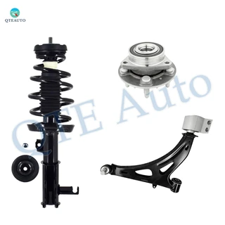 Set of 3 Front Right Lower Control Arm Ball Joint-Wheel Hub Bearing Assembly-Quick Complete Strut-Coil Spring Assembly For 2014-2017 2020 Chevrolet Impala