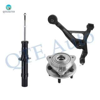 Set of 3 Front Right Lower Control Arm Ball Joint-Wheel Hub Bearing Assembly-Suspension Strut Assembly For 1995-2000 Chrysler Cirrus
