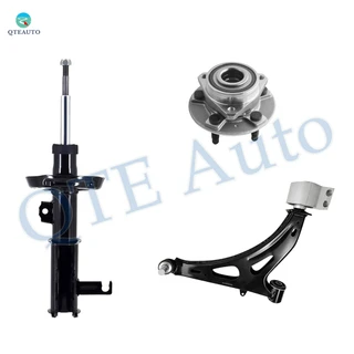 Set of 3 Front Right Lower Control Arm Ball Joint-Wheel Hub Bearing Assembly-Suspension Strut Assembly For 2018 2019 Chevrolet Impala