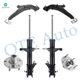 Set of 6 Front Lower Control Arm Ball Joint-Wheel Hub Bearing Assembly-Suspension Strut Assembly For 2001-2003 Nissan Maxima