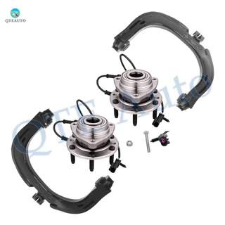 Set of 4 Front Upper Control Arm-Wheel Hub Bearing Assembly For 2003-2006 Chevrolet SSR