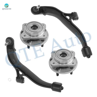 Set of 4 Front Lower Control Arm Ball Joint-Wheel Hub Bearing Assembly For 2001-2007 Dodge Caravan