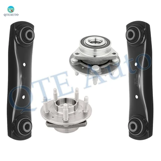 Set of 4 Rear Lower Forward Control Arm-Wheel Hub Bearing Assembly For 2010-2015 Buick Lacrosse