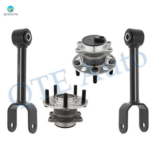 Set of 4 Rear Lower Forward Control Arm-Wheel Hub Bearing Assembly For 2011-2014 Chrysler 200