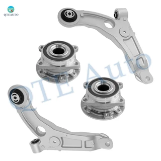 Set of 4 Front Lower Control Arm-Wheel Hub Bearing Assembly For 2014-2018 Jeep Cherokee