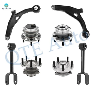 Set of 8 Front Lower Control Arm-Wheel Hub Bearing Assembly-Rear Lower Forward Control Arm-Wheel Hub Bearing Assembly For 2011-2014 Dodge Avenger