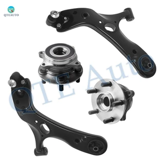Set of 4 Front Lower Control Arm Ball Joint-Wheel Hub Bearing Assembly For 2012-2015 Toyota Prius Plug-IN