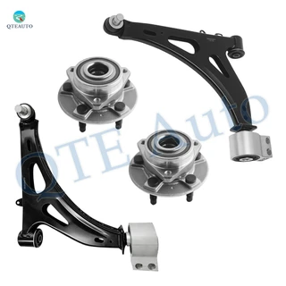 Set of 4 Front Lower Control Arm Ball Joint-Wheel Hub Bearing Assembly For 2018 2019 Chevrolet Impala