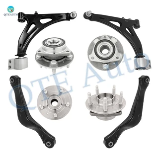 Set of 8 Front Lower Control Arm Ball Joint-Wheel Hub Bearing Assembly-Rear Upper Control Arm-Wheel Hub Bearing Assembly For 2014-2017 Chevrolet Impala