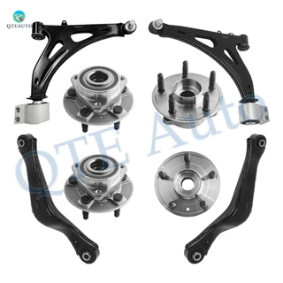 Set of 8 Front Lower Control Arm Ball Joint-Wheel Hub Bearing Assembly-Rear Upper Control Arm-Wheel Hub Bearing Assembly For 2018 2019 Chevrolet Impala